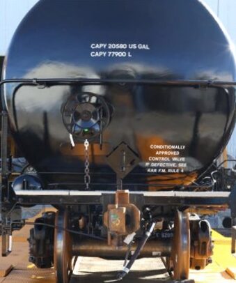 Tank car up front